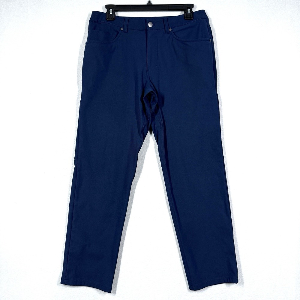 Lululemon Pants Mens 31 ABC Classic Fit 5 Pocket Warpstreme Commuter Blue